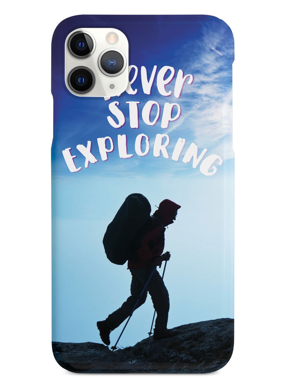 Never Stop Exploring - Black Case