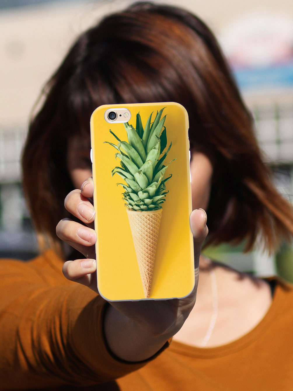 Pineapple Cone - Summer - White Case