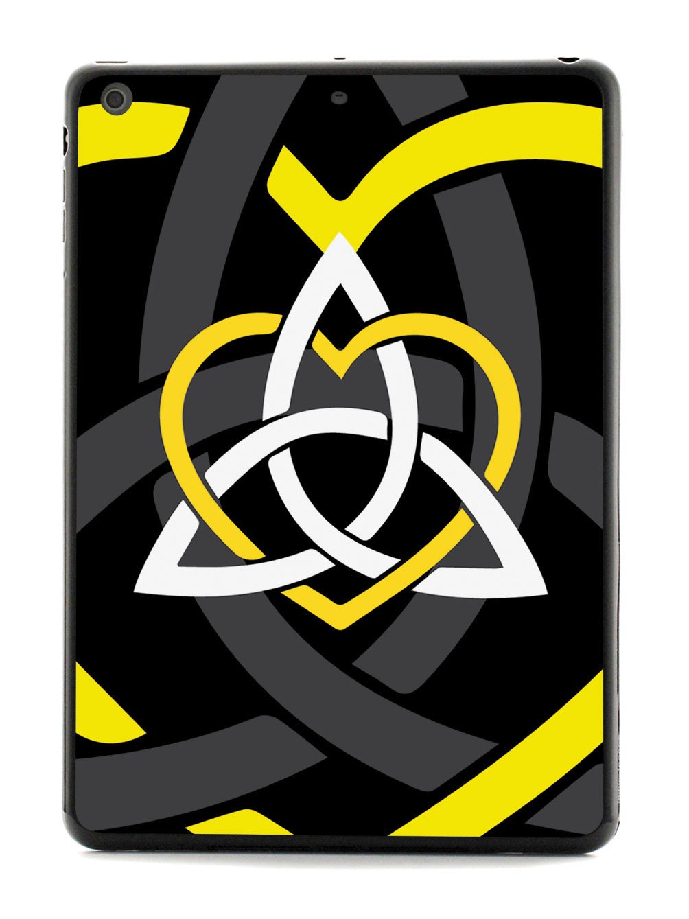 Celtic Sisters Knot - Yellow - Black Case