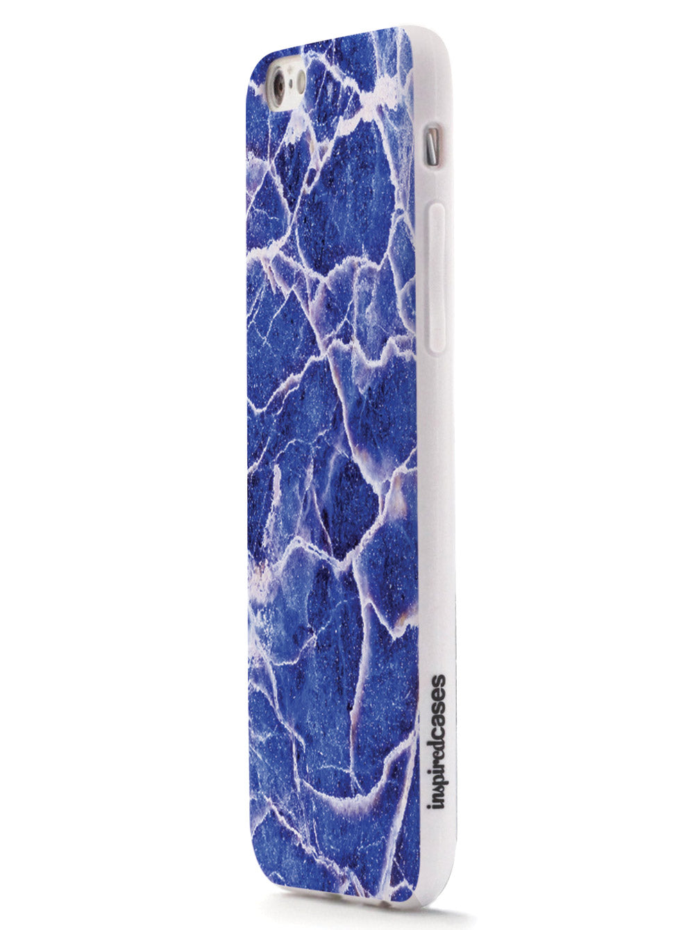 Textured Blue and White Marble Case