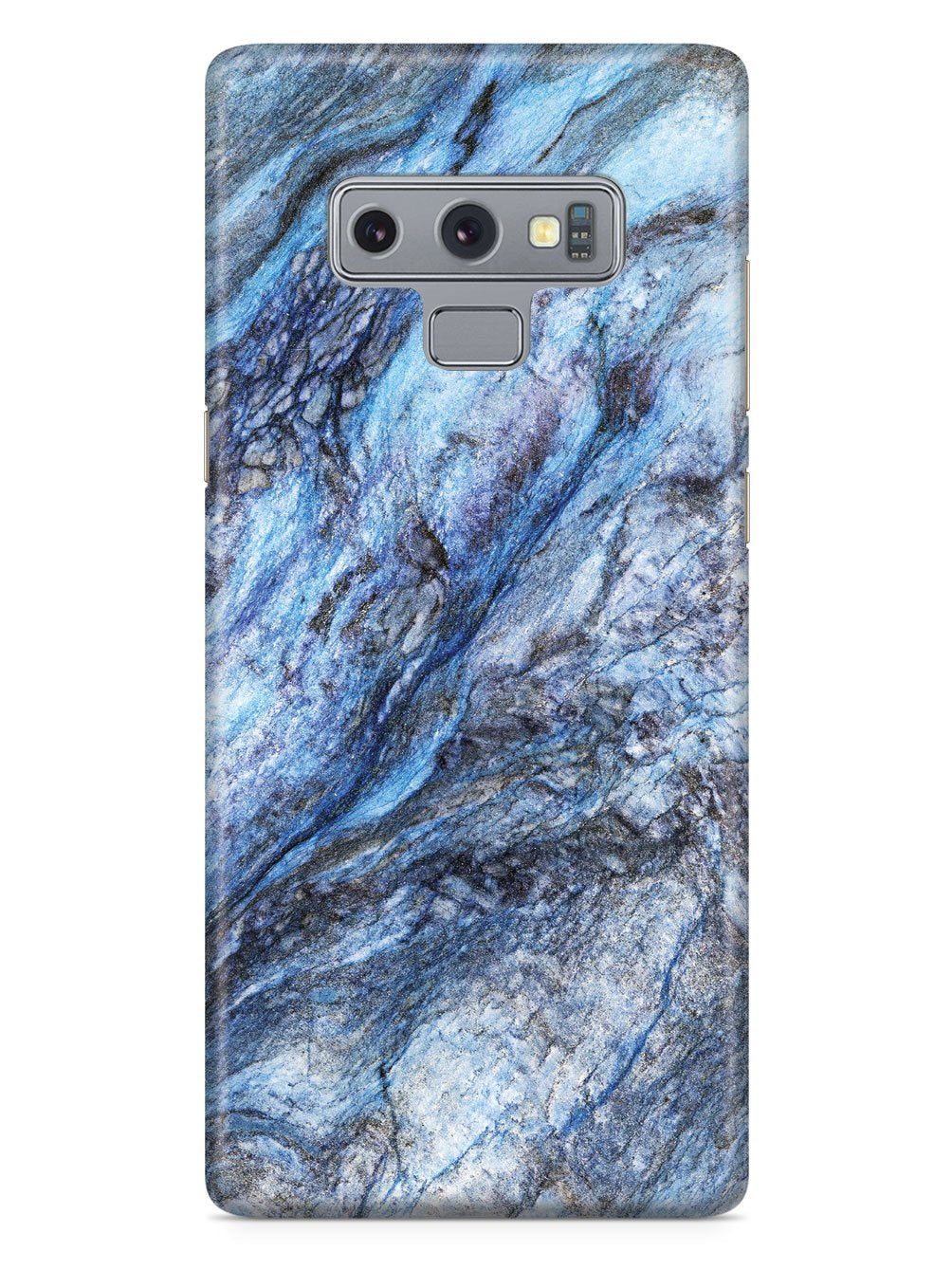 Textured Rough Blue Marble Case