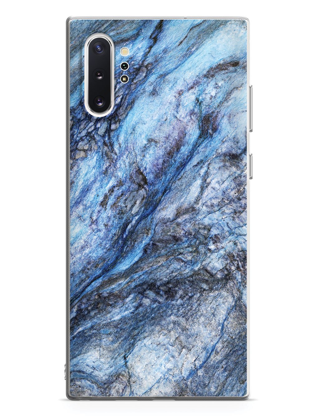 Textured Rough Blue Marble Case
