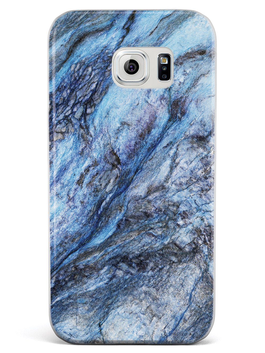 Textured Rough Blue Marble Case