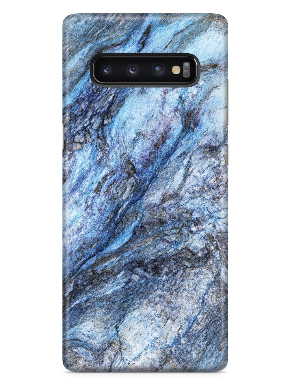 Textured Rough Blue Marble Case