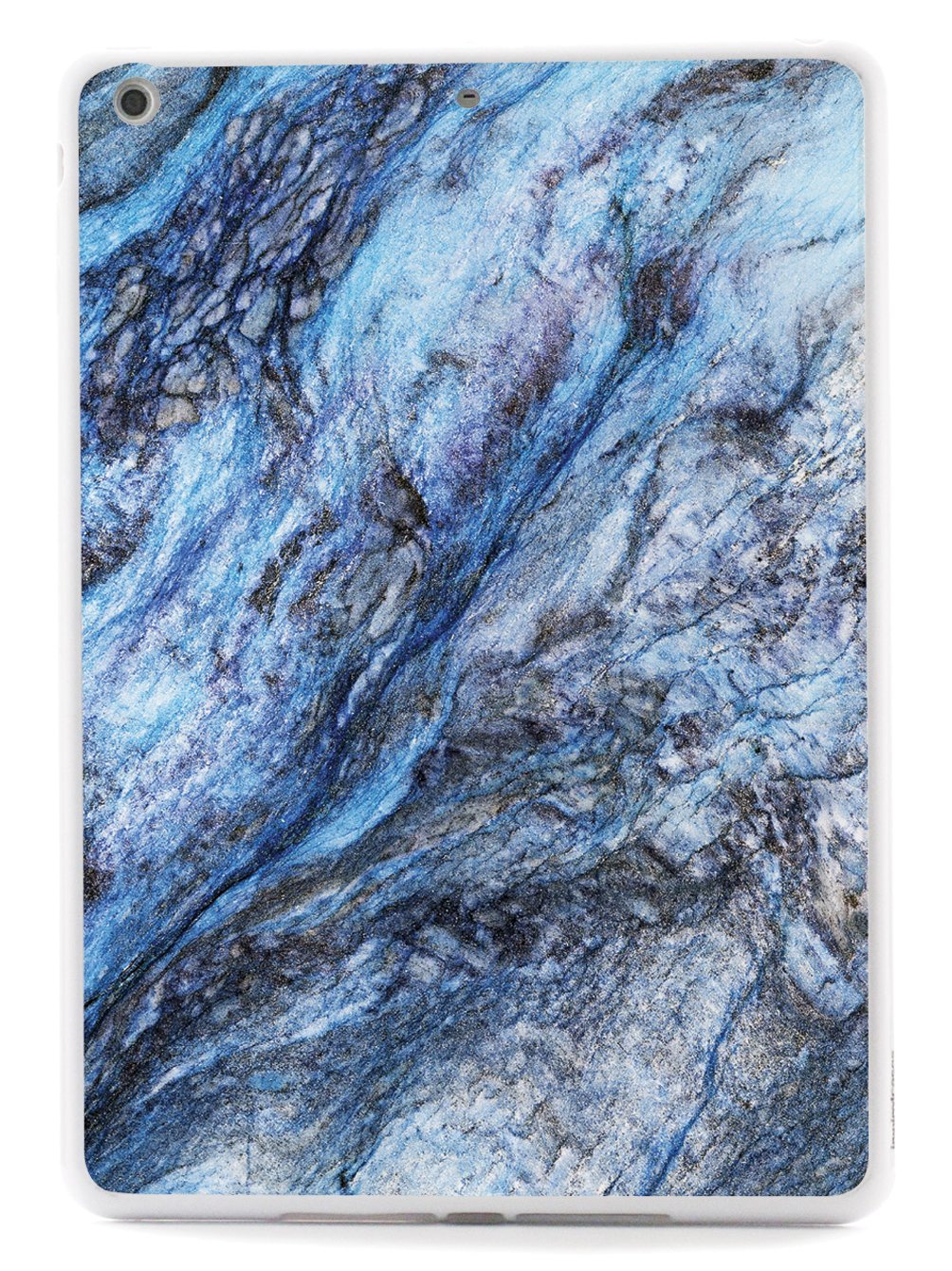 Textured Rough Blue Marble Case