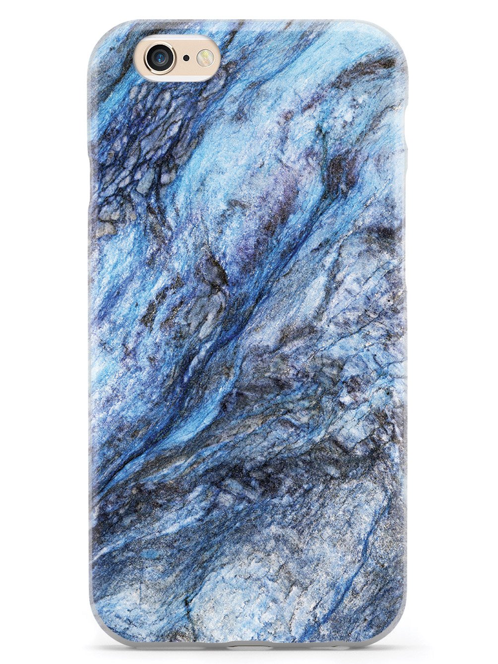 Textured Rough Blue Marble Case