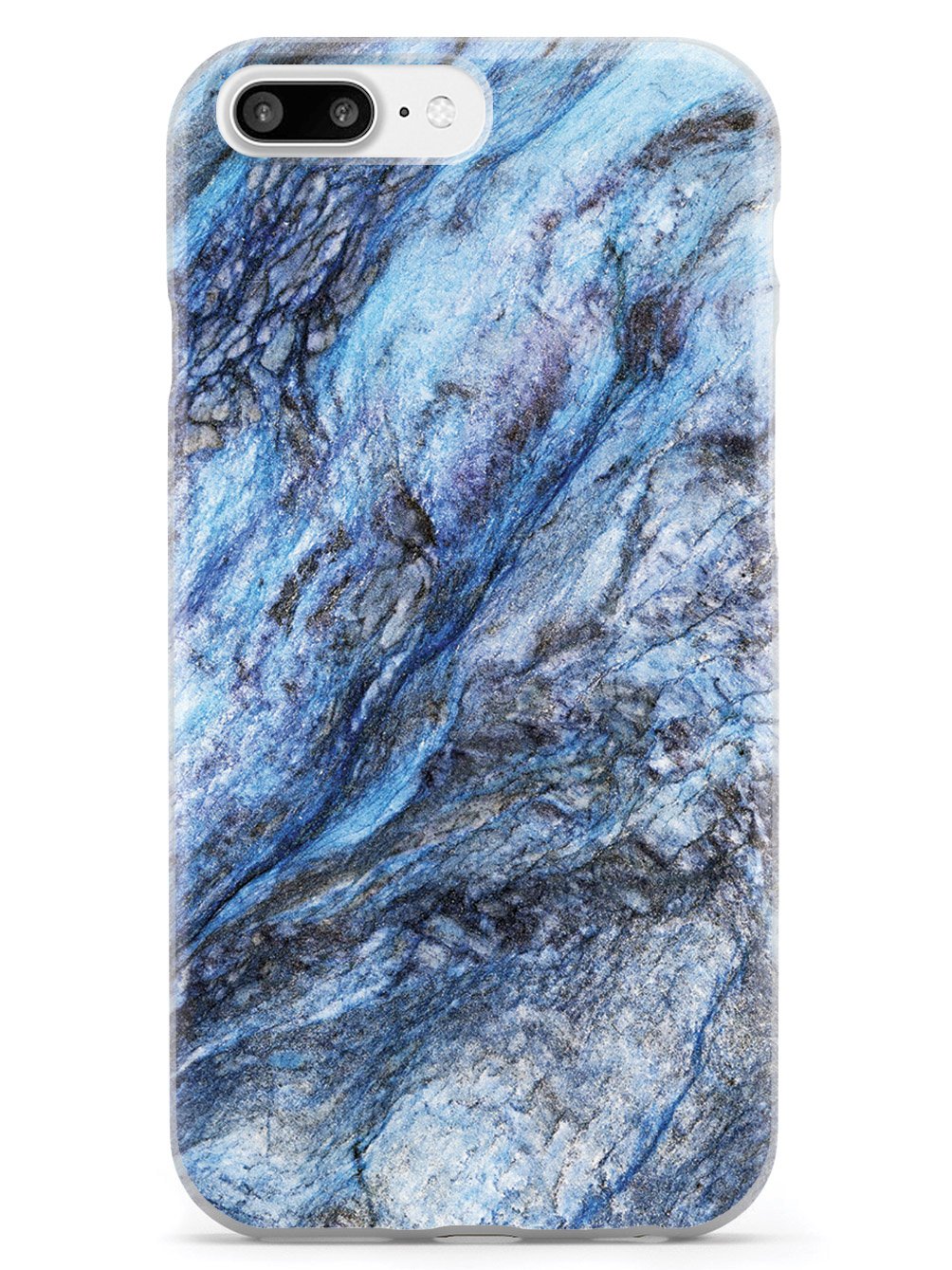 Textured Rough Blue Marble Case