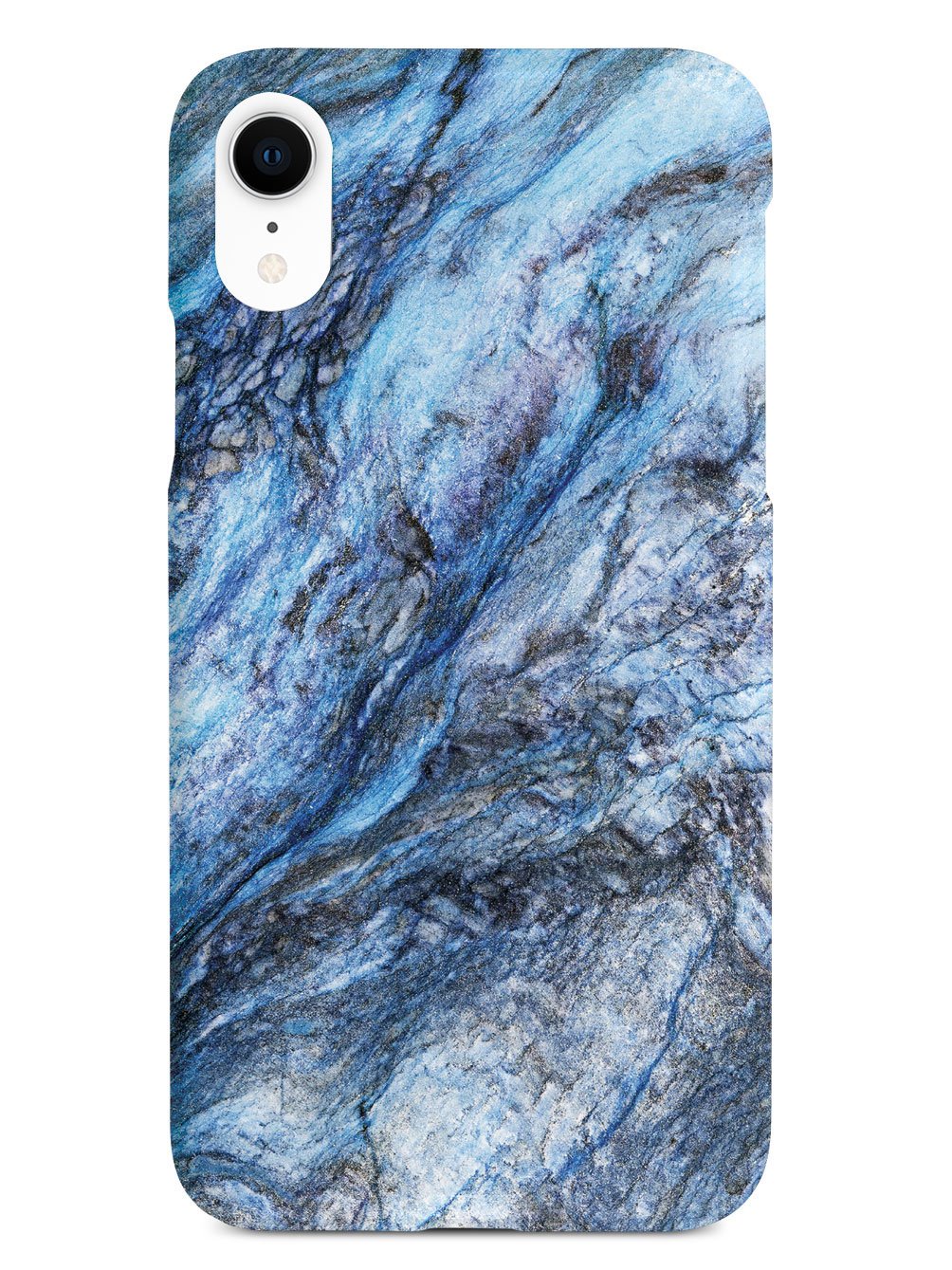 Textured Rough Blue Marble Case