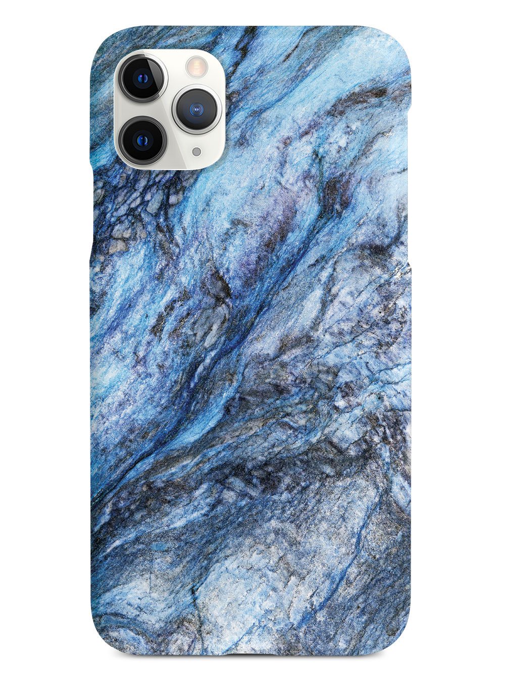 Textured Rough Blue Marble Case