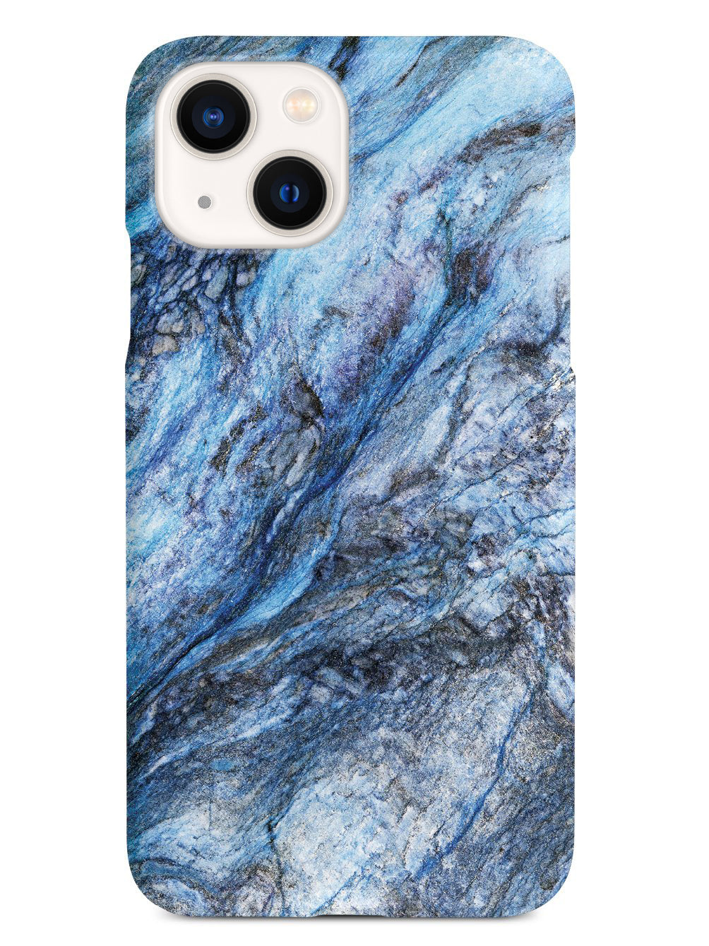 Textured Rough Blue Marble Case