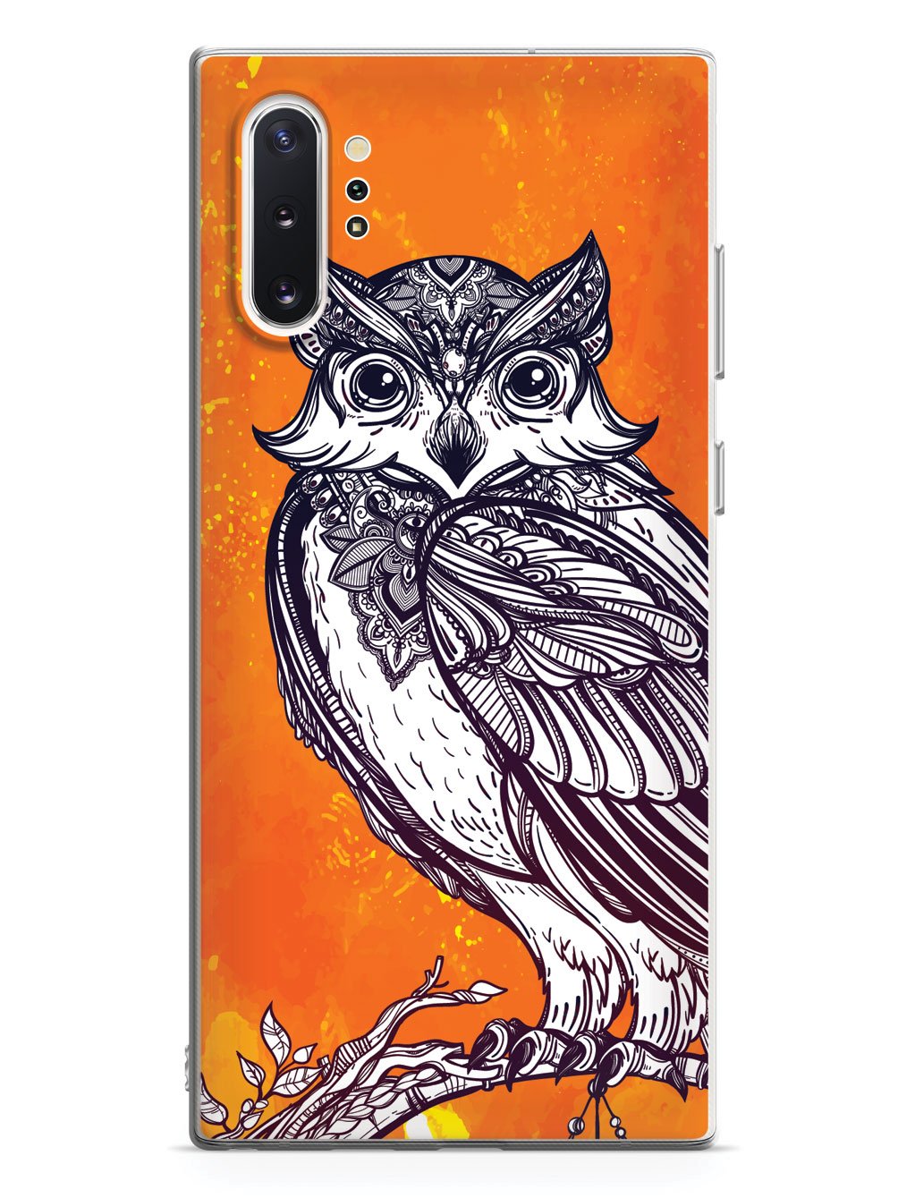 Zentangle Autumn Owl - White Case