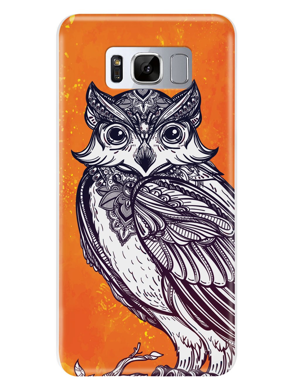 Zentangle Autumn Owl - White Case