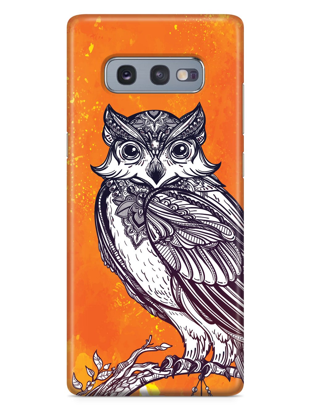 Zentangle Autumn Owl - White Case