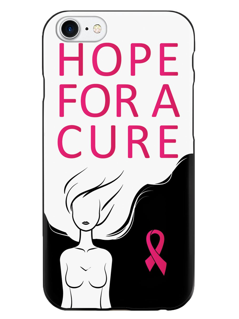 Hope For A Cure - Breast Cancer Awareness - Black Case