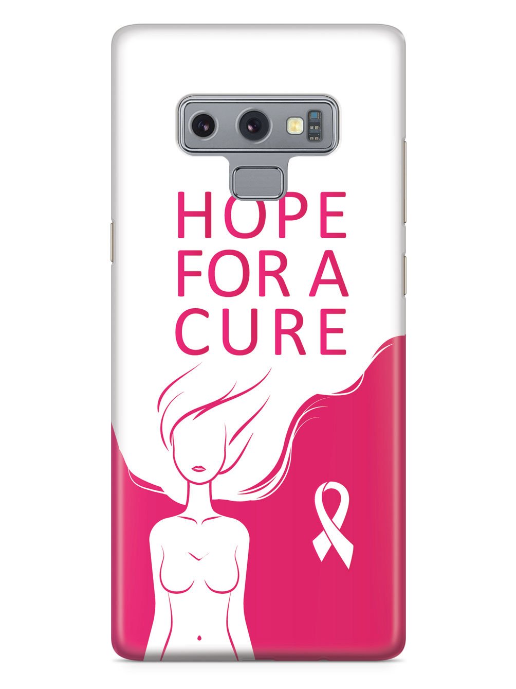Hope For A Cure - Breast Cancer Awareness - White Case