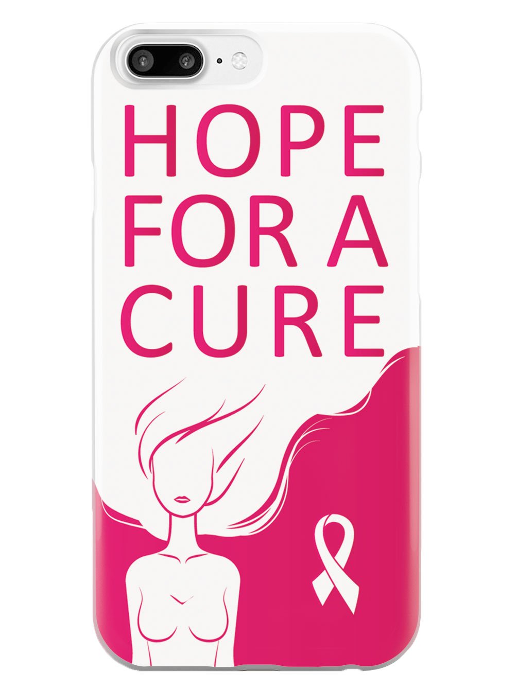 Hope For A Cure - Breast Cancer Awareness - White Case
