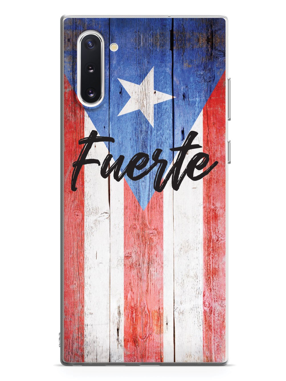 Puerto Rico Fuerte (Strong) - Textured Flag Case