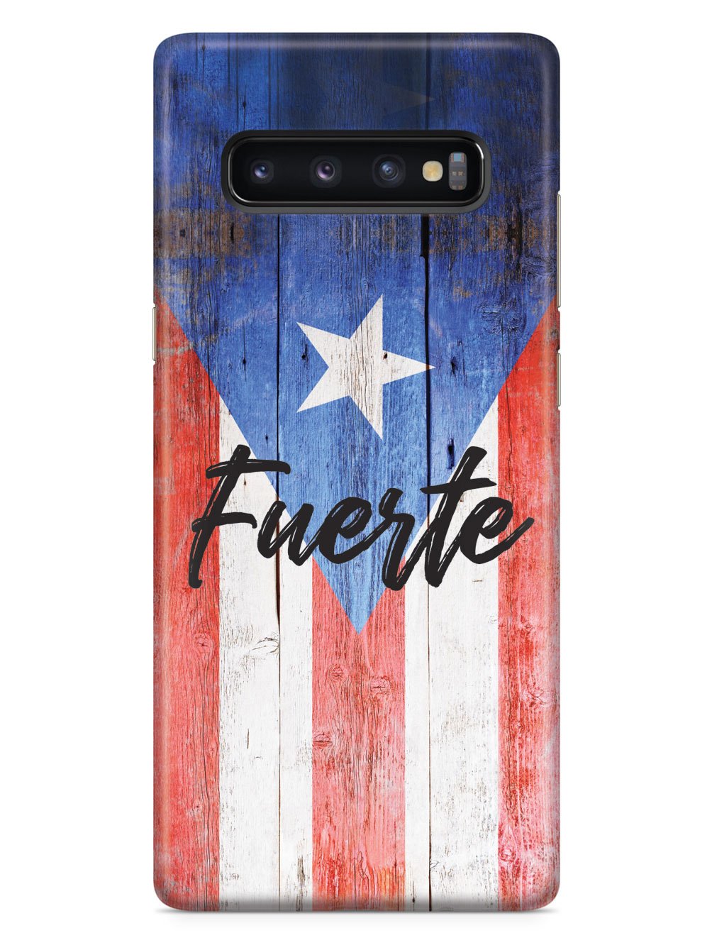 Puerto Rico Fuerte (Strong) - Textured Flag Case