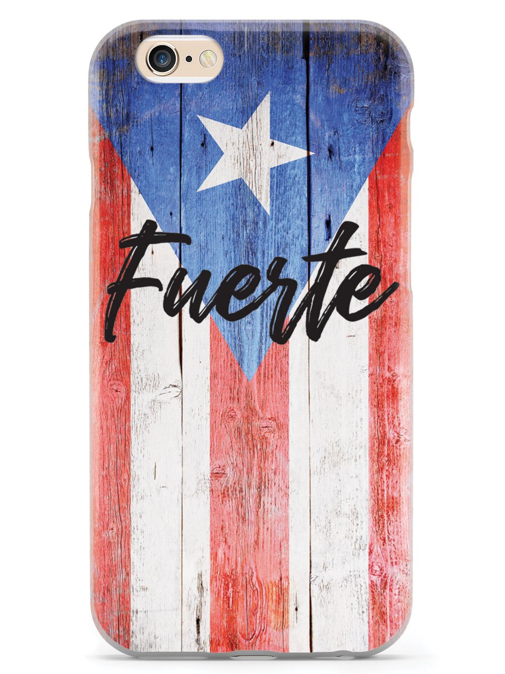 Puerto Rico Fuerte (Strong) - Textured Flag Case