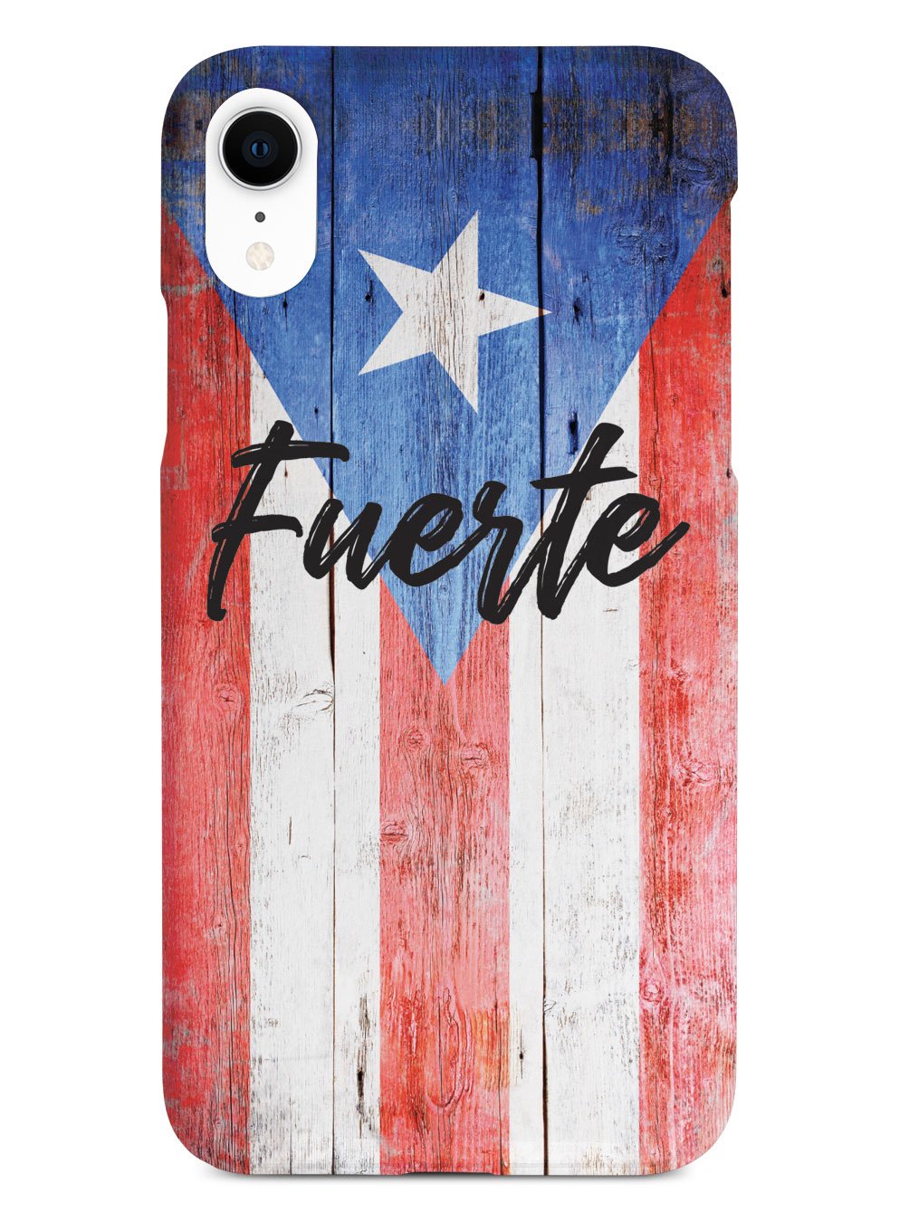 Puerto Rico Fuerte (Strong) - Textured Flag Case