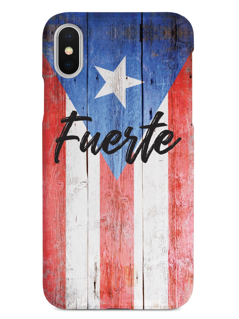 Puerto Rico Fuerte (Strong) - Textured Flag Case