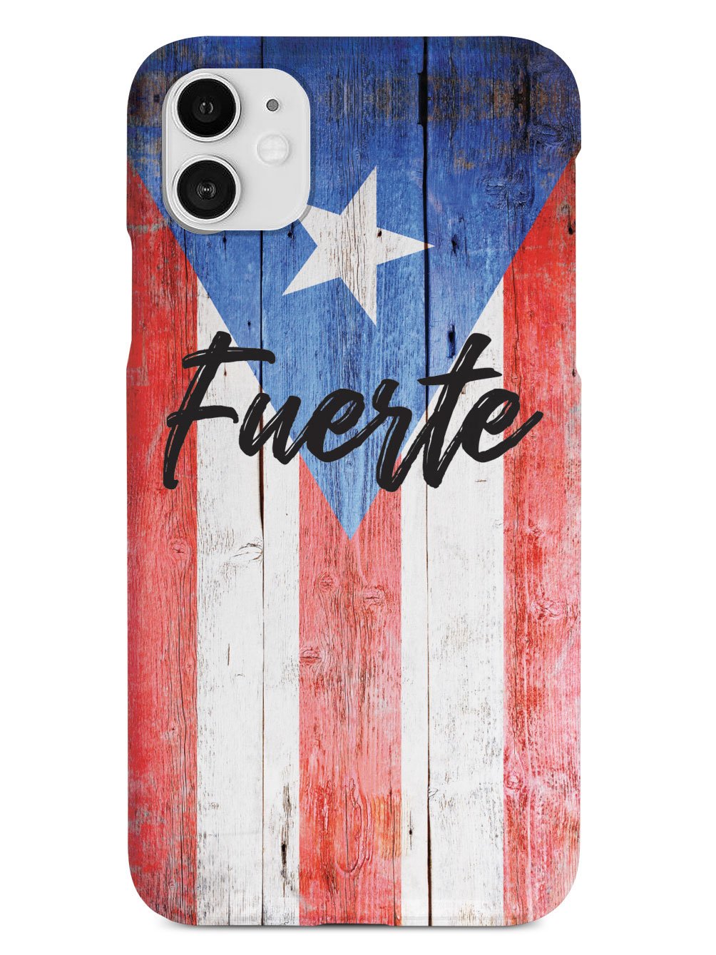 Puerto Rico Fuerte (Strong) - Textured Flag Case