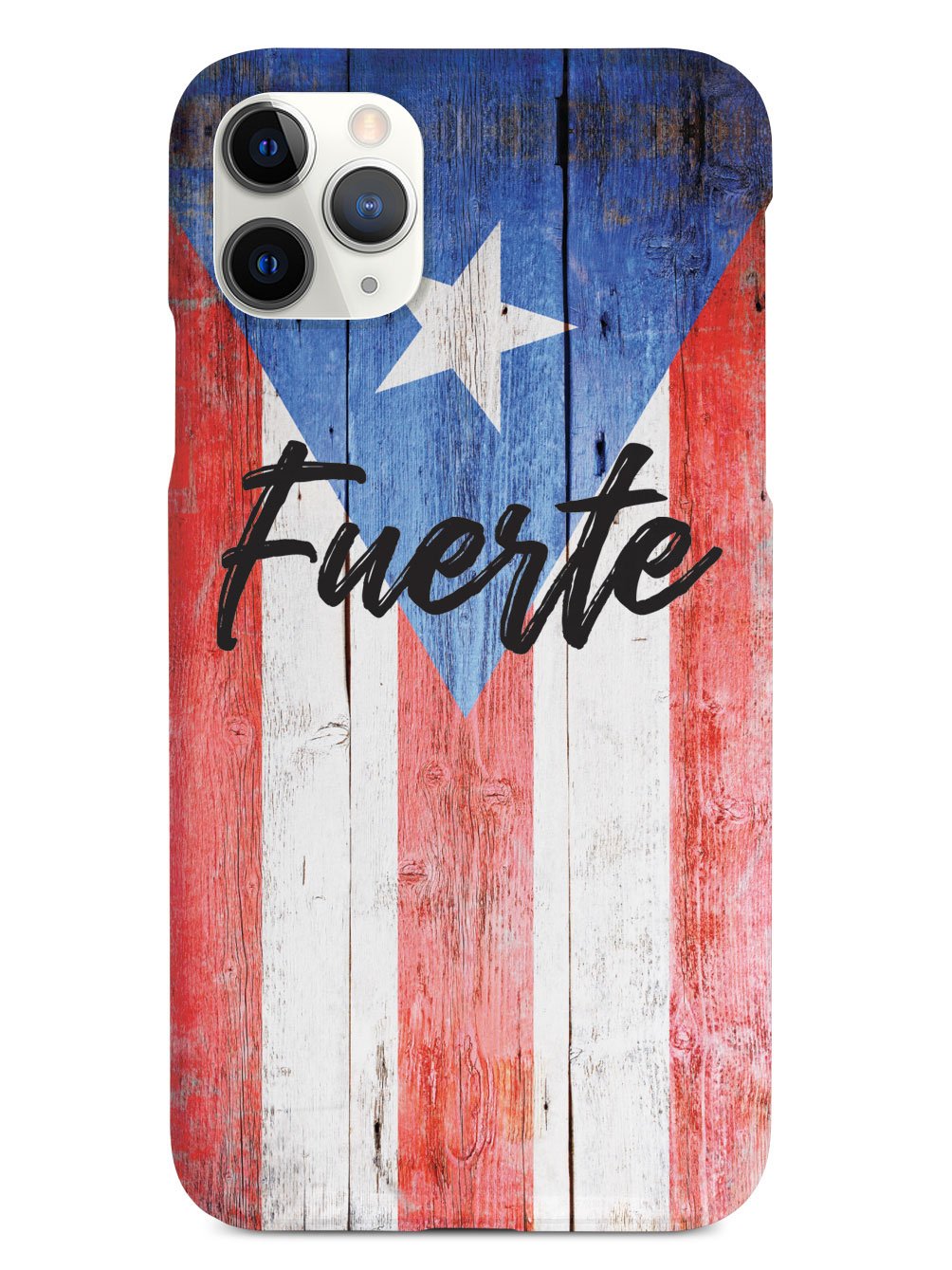 Puerto Rico Fuerte (Strong) - Textured Flag Case