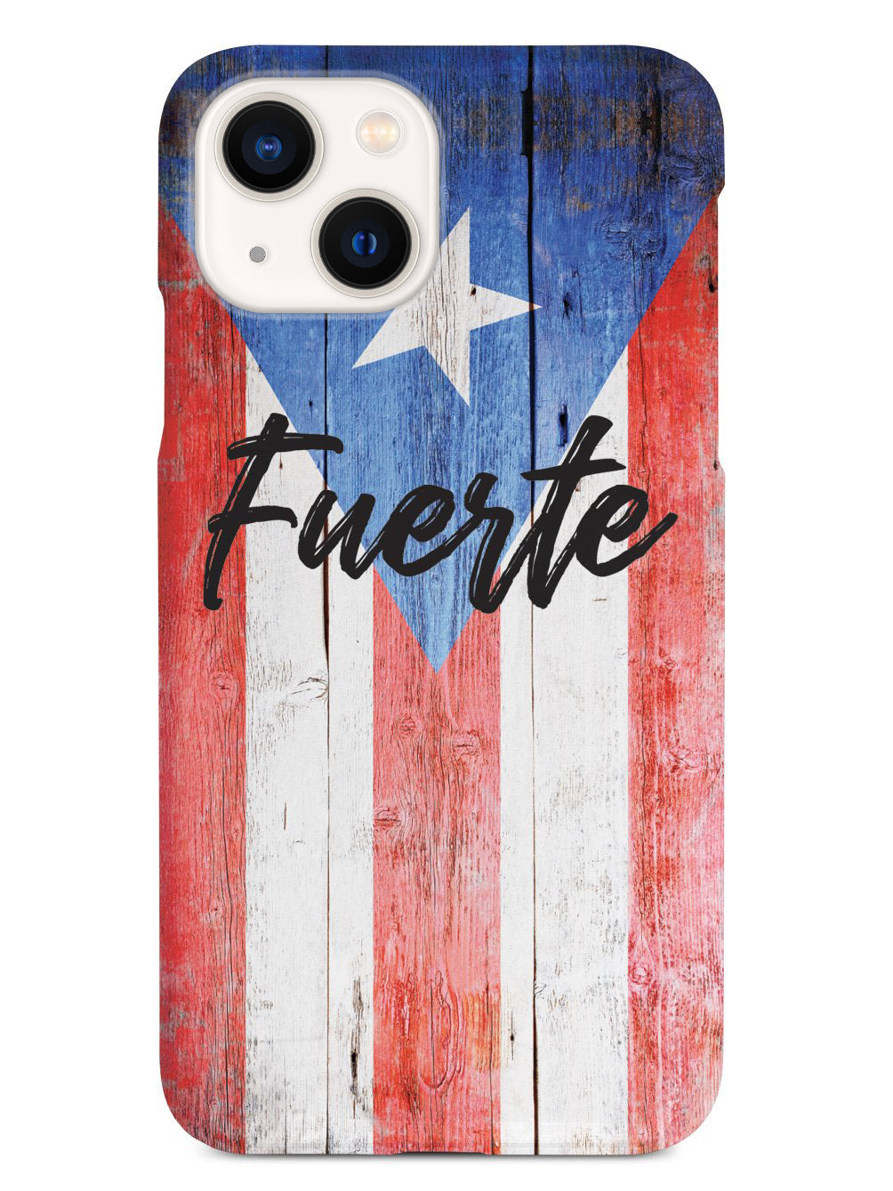 Puerto Rico Fuerte (Strong) - Textured Flag Case