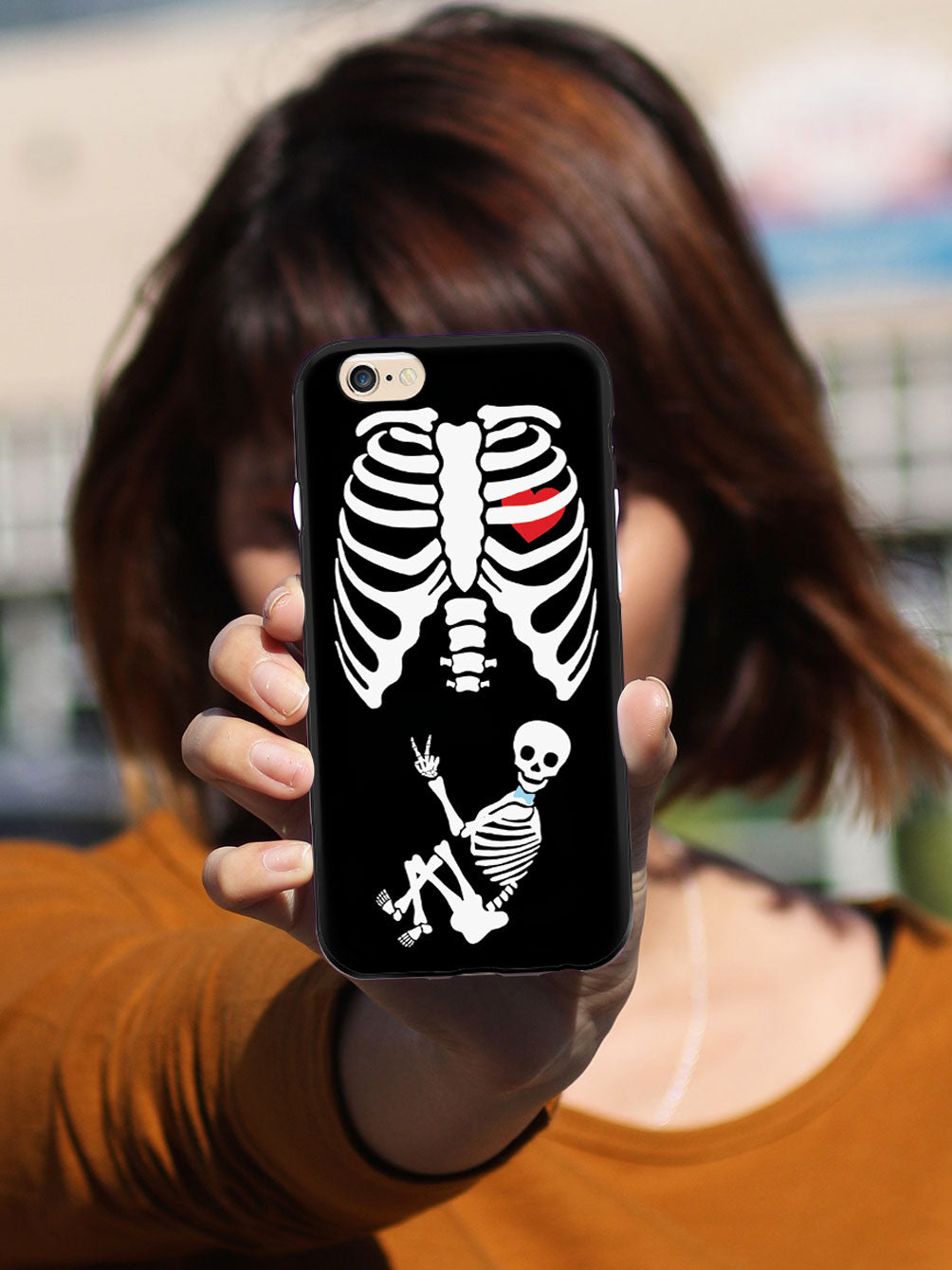Expecting Skeleton Mom - Boy Case