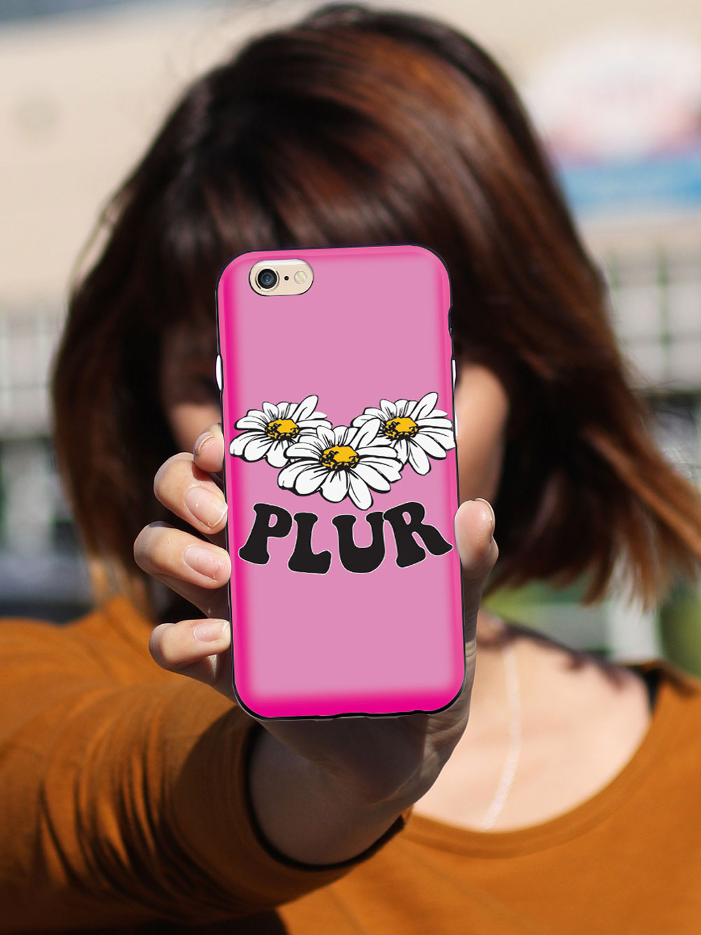 Pink PLUR - Black Case