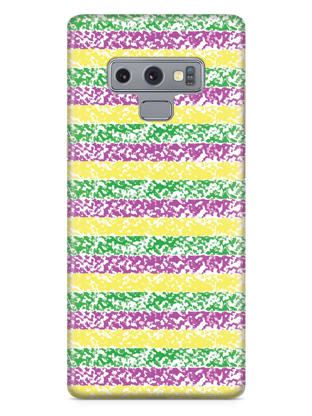 Mardi Gras Textured Pattern - White Case