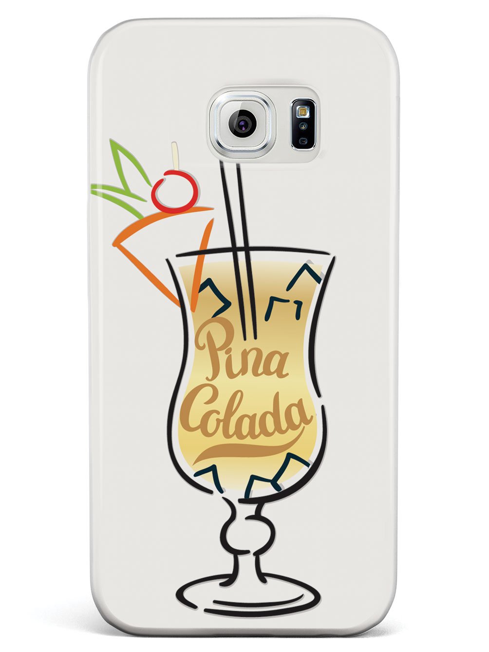 Pina Colada Lettering - White Case