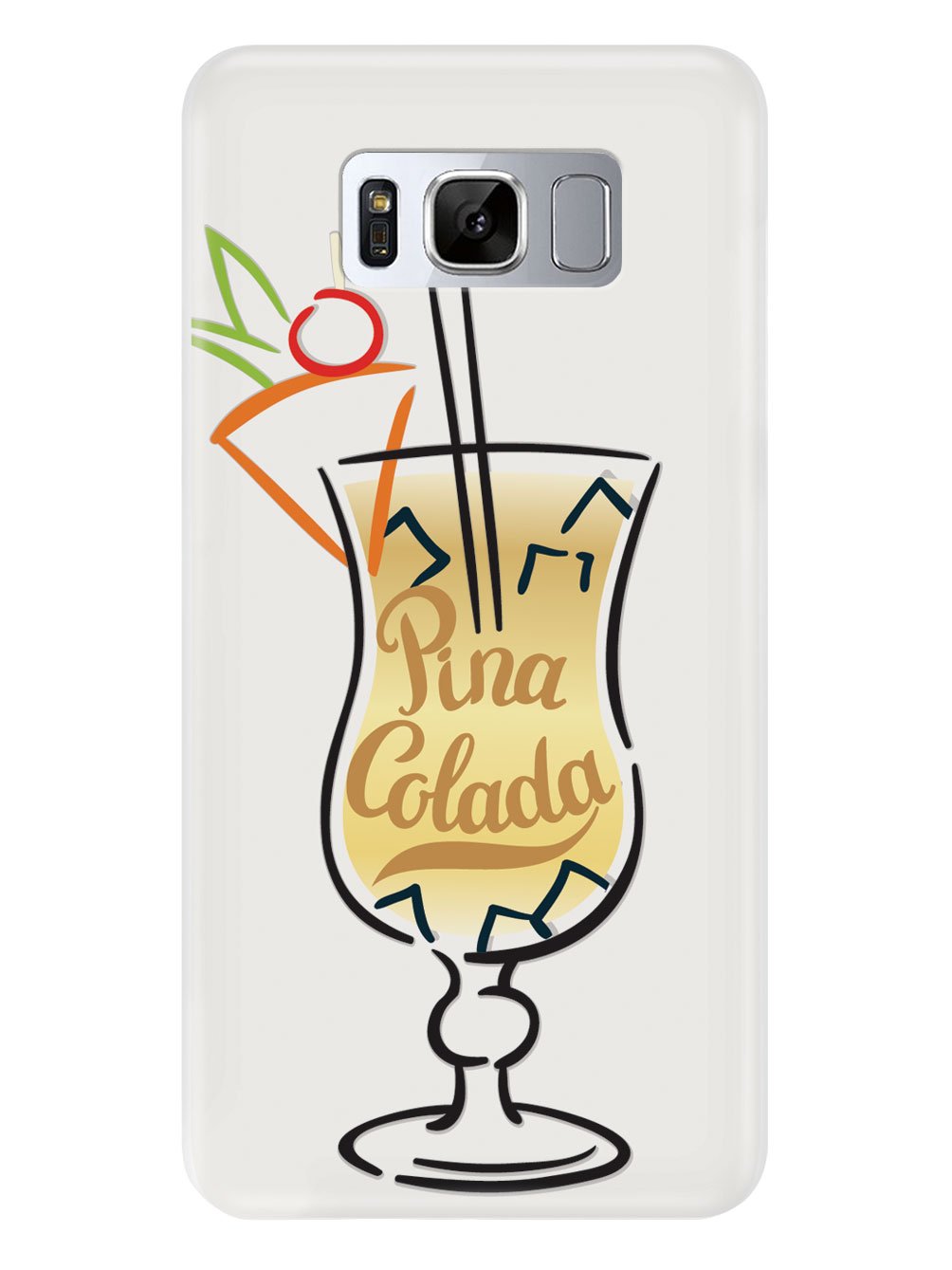 Pina Colada Lettering - White Case