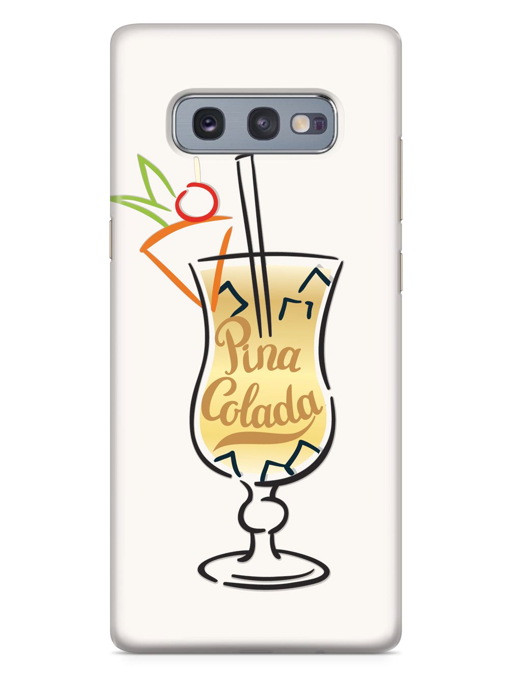 Pina Colada Lettering - White Case