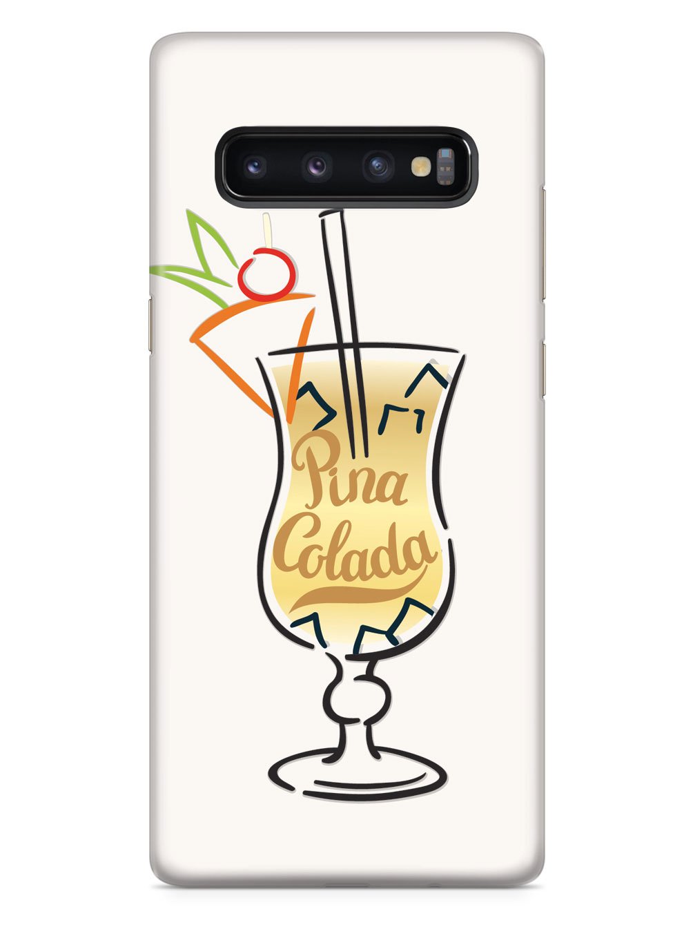 Pina Colada Lettering - White Case