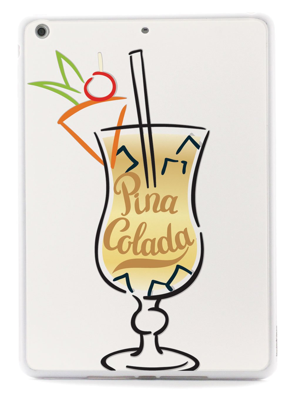 Pina Colada Lettering - White Case