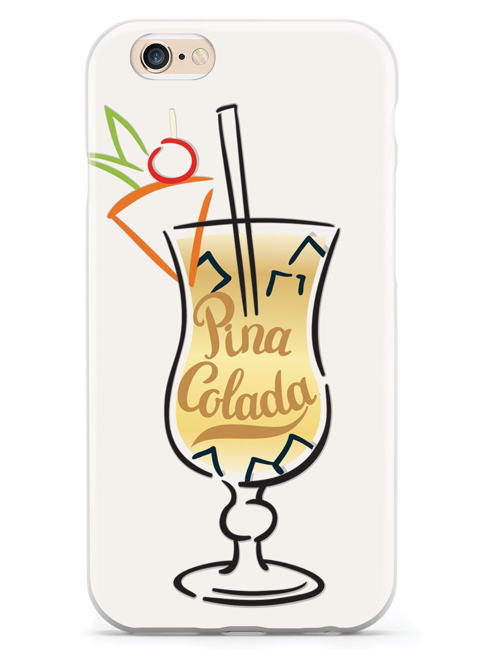 Pina Colada Lettering - White Case