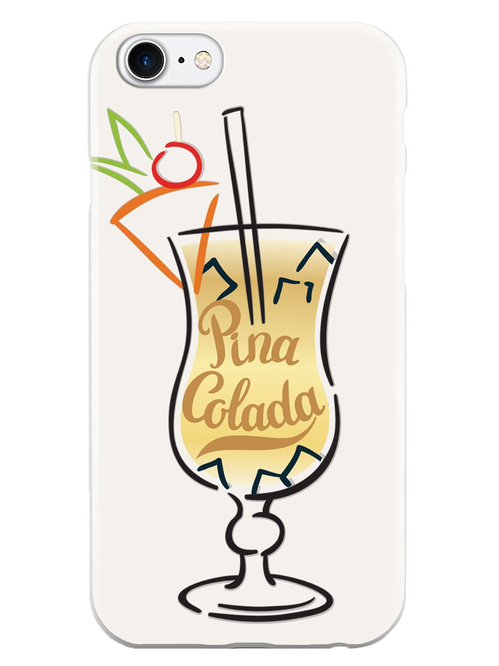 Pina Colada Lettering - White Case