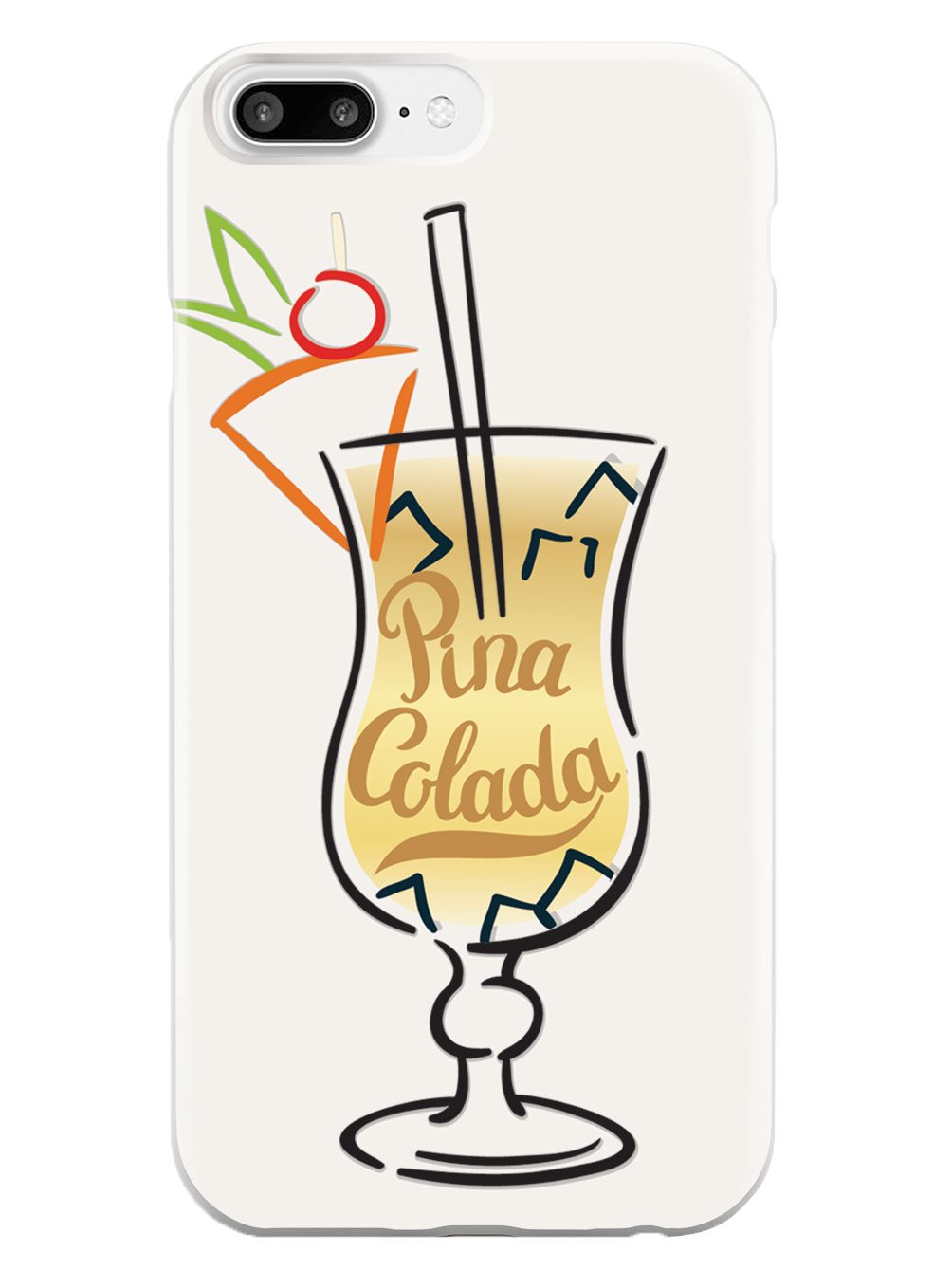 Pina Colada Lettering - White Case