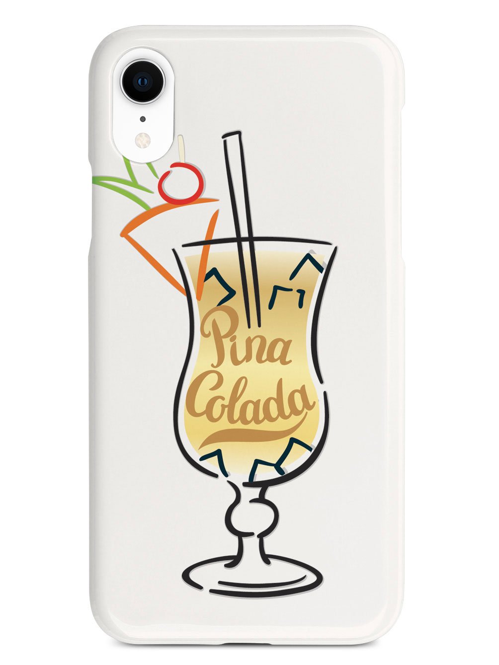 Pina Colada Lettering - White Case