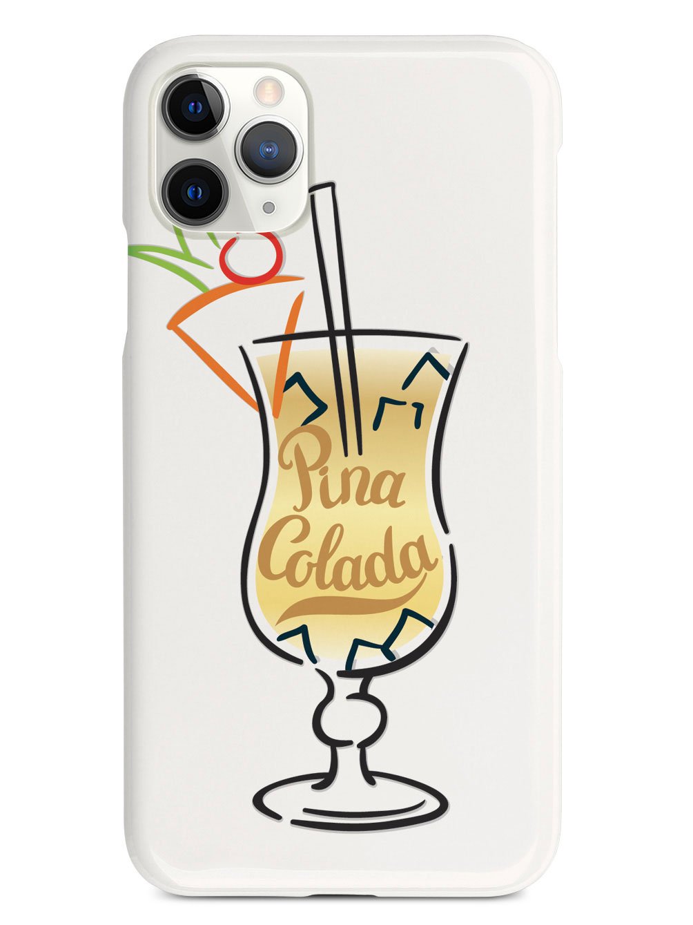 Pina Colada Lettering - White Case