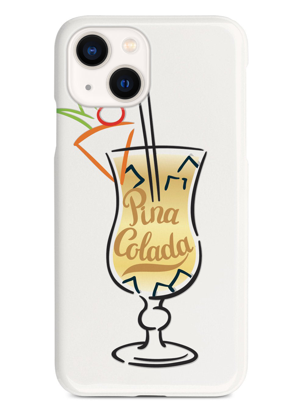Pina Colada Lettering - White Case