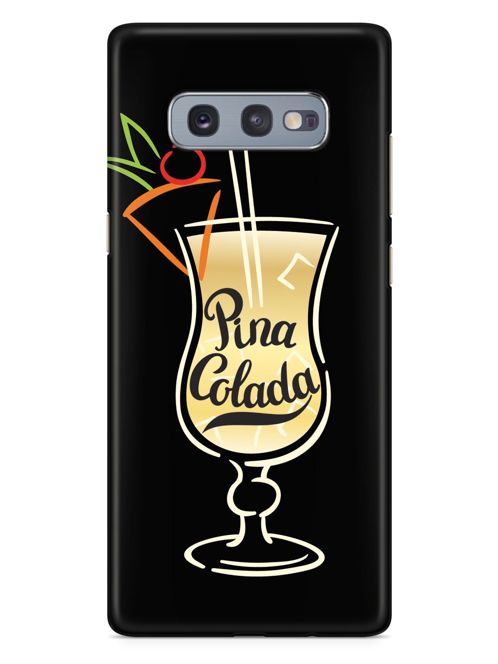 Pina Colada Lettering - Black Case