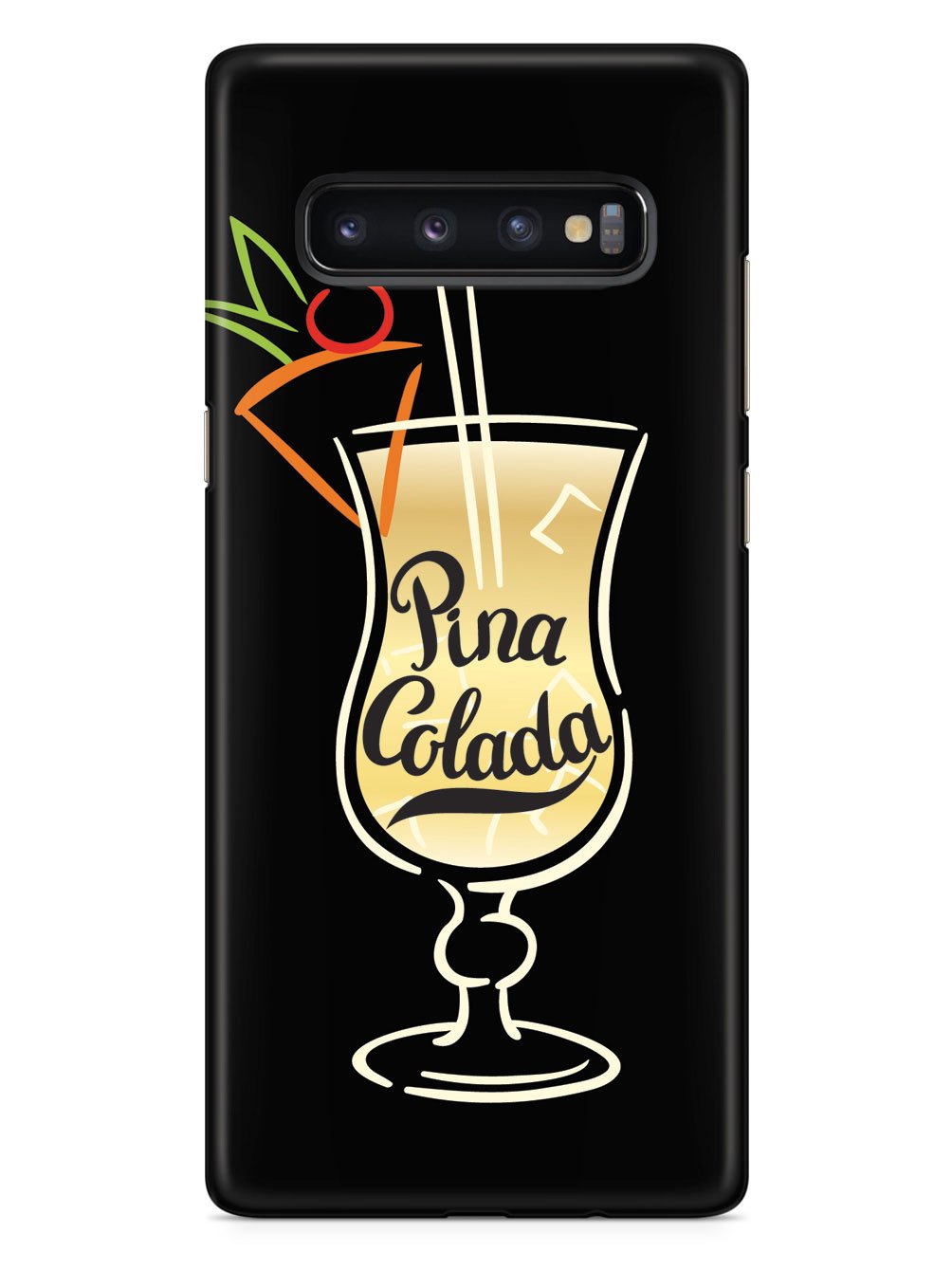 Pina Colada Lettering - Black Case