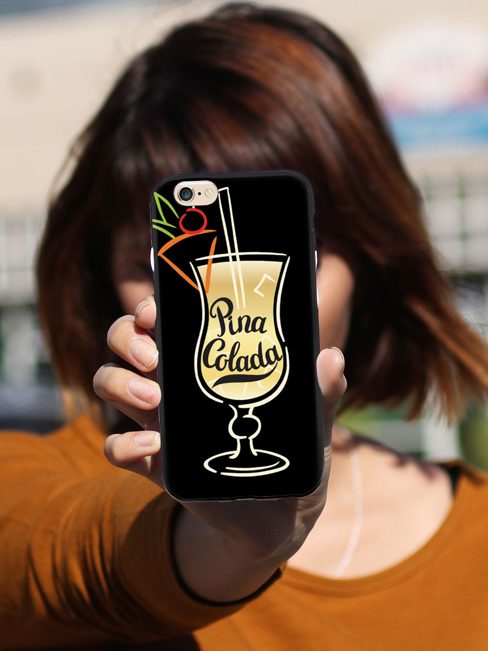 Pina Colada Lettering - Black Case
