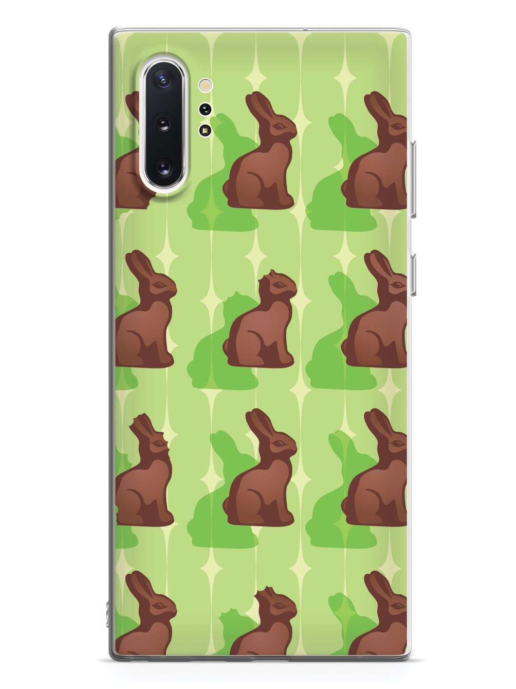 Green Chocolate Bunny - White Case