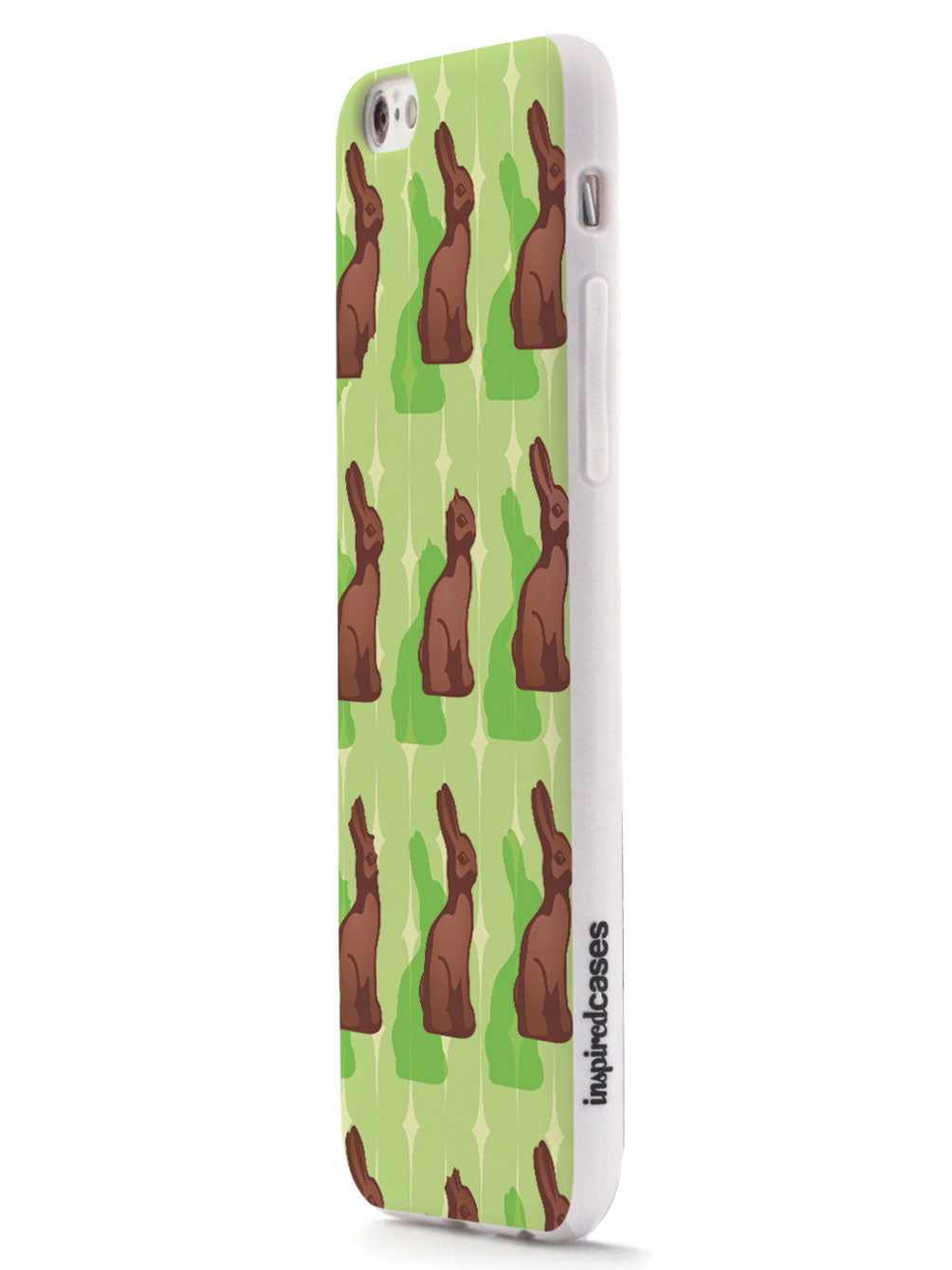 Green Chocolate Bunny - White Case