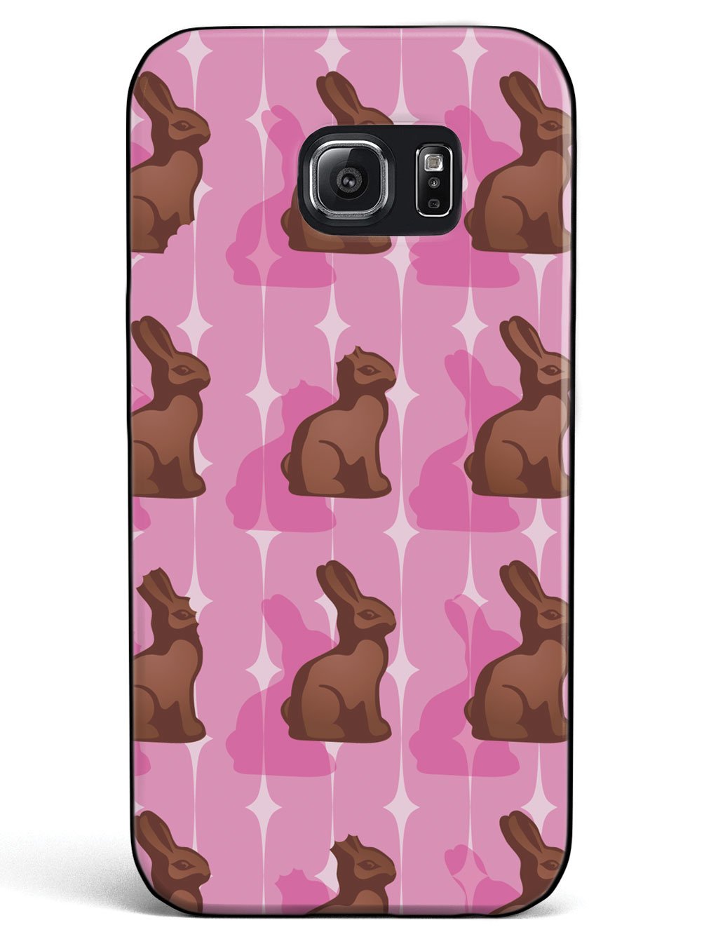 Pink Chocolate Bunny - Black Case