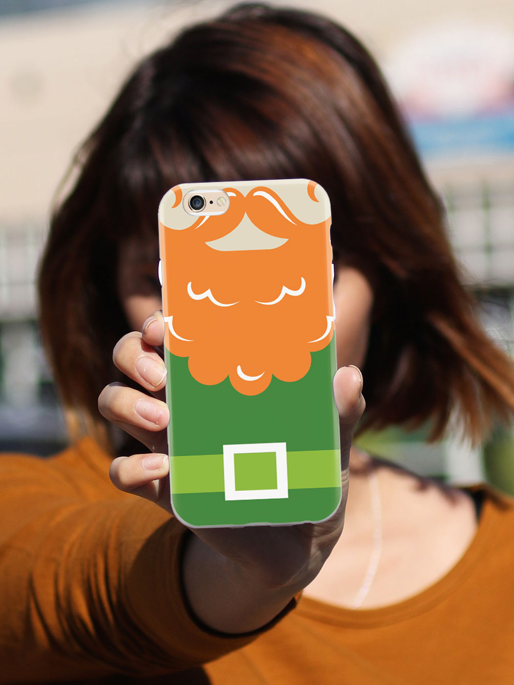 Leprechaun Face - White Case