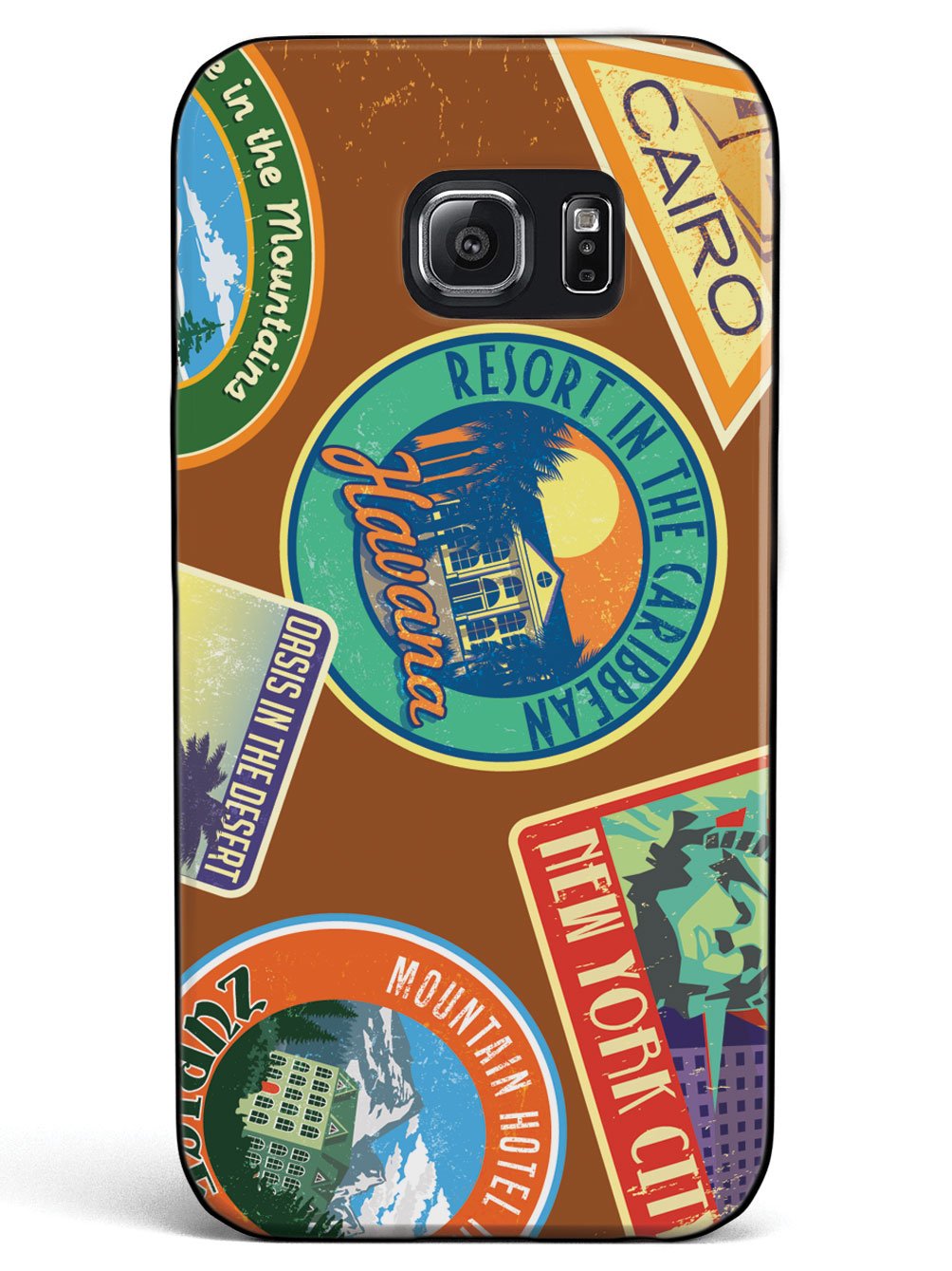 Luggage Stickers - Black Case